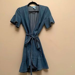 Draper James Denim Wrap Dress